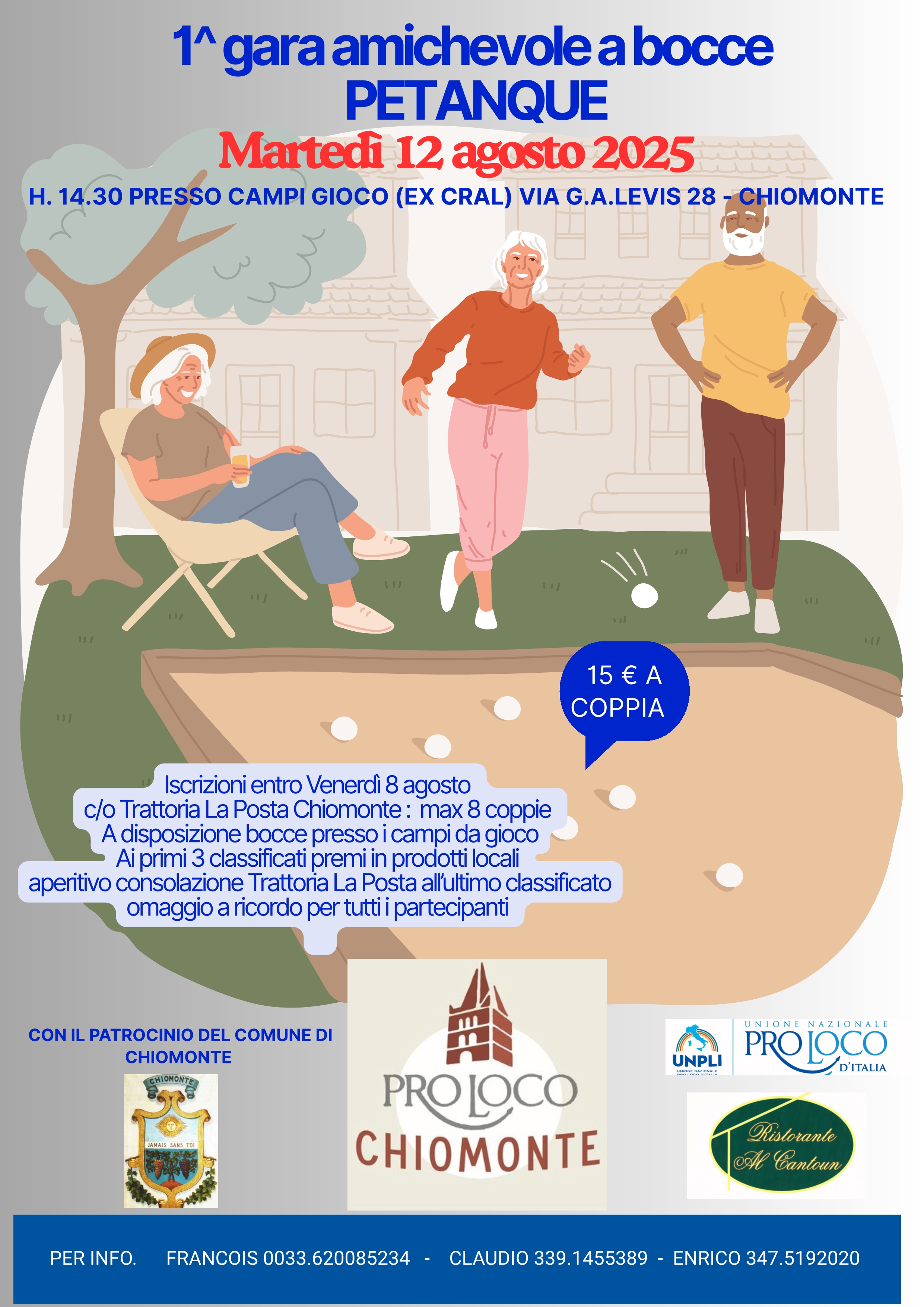 Gara amichevole a bocce