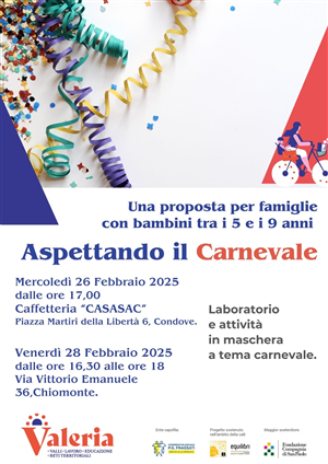 Festa di Carnevale – 28 febbraio